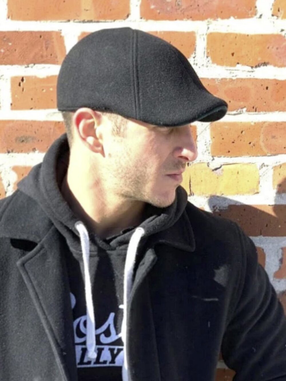 XXL Boston Scally Co. BLACK 6-panel cap BOONDOCK Collectors edition Irish wool